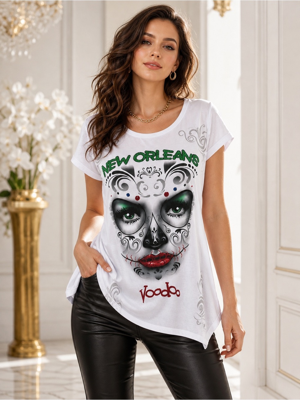 New Orleans Voodoo Graphic Tee | Mardi Gras NOLA Street Style Top | Bundle & 💸